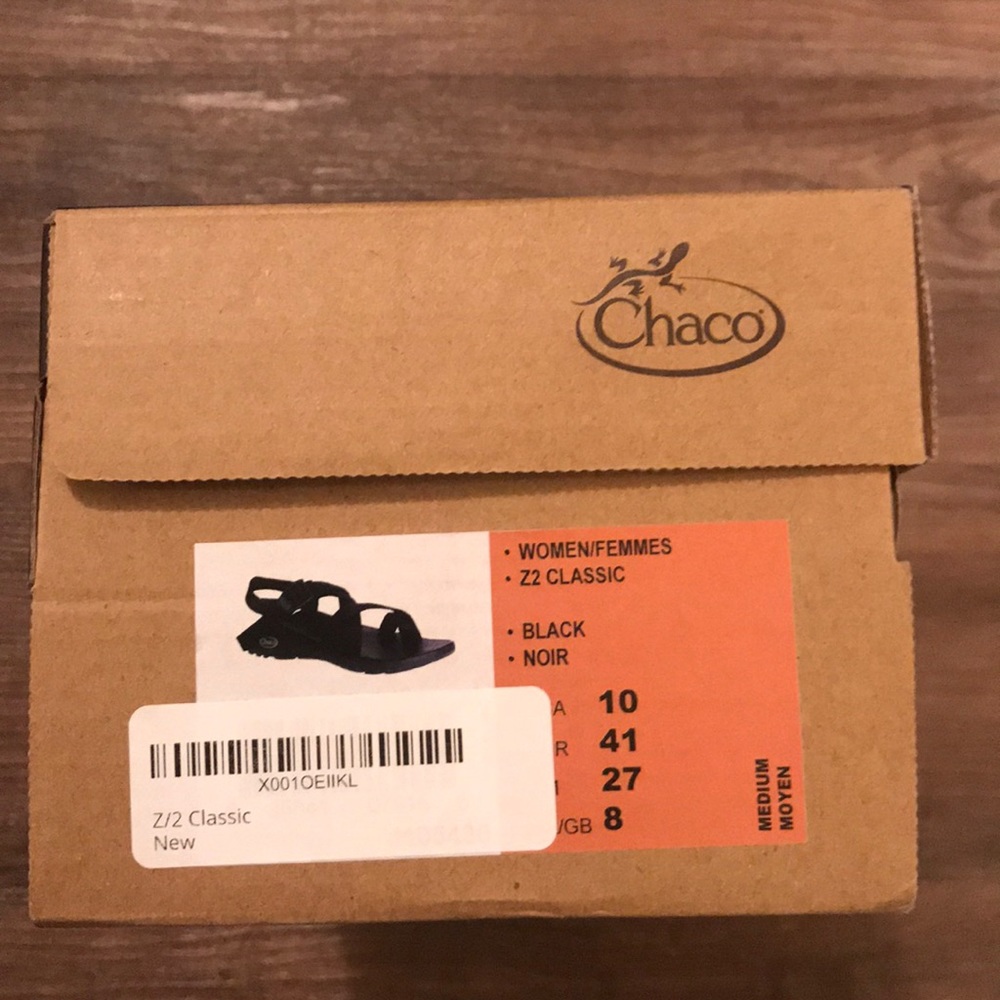 NWT - Chaco Women Z2 Classic Black